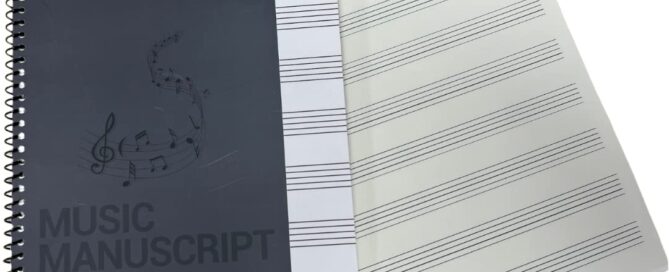 Blank Sheet Music Composition Manuscript Notebook