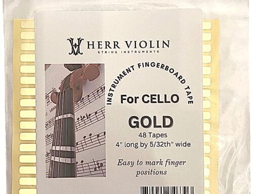 HERR Violin, Instrument Fingerboard Tape for Cello, String Instrument fingerboard Tapes, Note Positioning tape, Gold