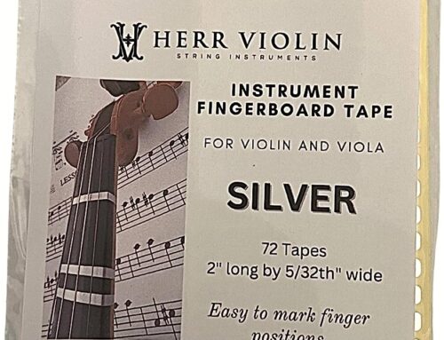 HERR Violin, Instrument Fingerboard Tape for Violin and Viola, String Instrument fingerboard Tapes, Note Positioning tape, Sliver