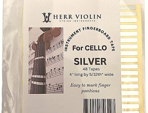 HERR Violin, Instrument Fingerboard Tape for Cello, String Instrument fingerboard Tapes, Note Positioning tape, Silver