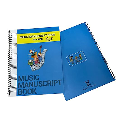 Blank Sheet Music Composition Manuscript Notebook